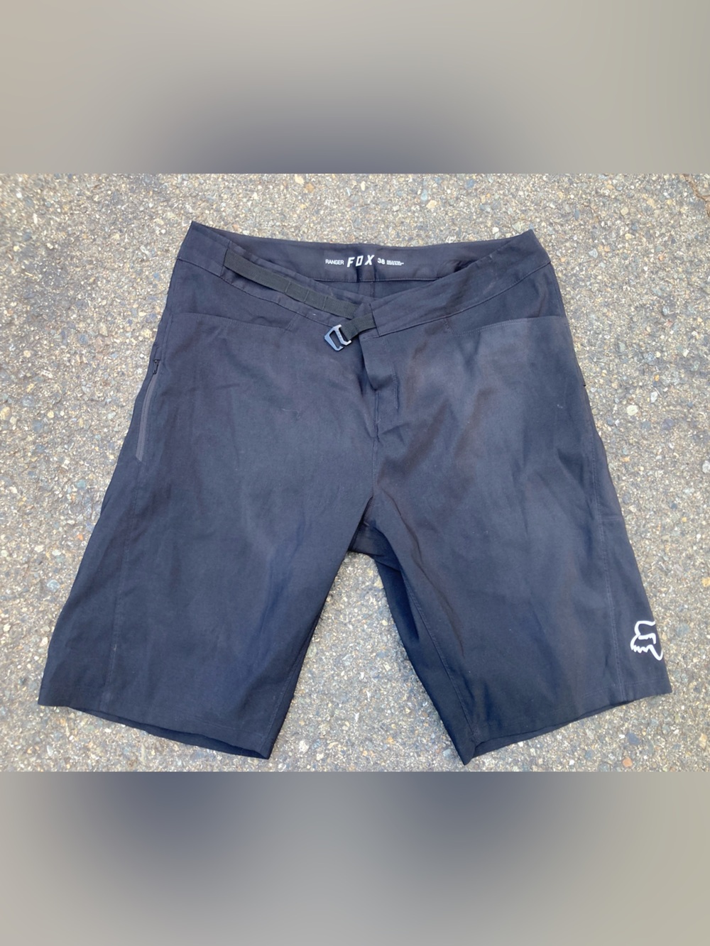 Fox Men's Black Athletic Mountain Bike Shorts